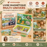 Livre-Puzzle Magnétique Créatif