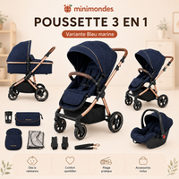 Poussette 3-en-1 Compacte