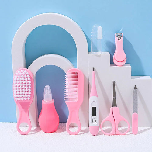 Kit de Soins Ongles Bébé — coupe-ongles, thermomètre & trousse, dès la naissance