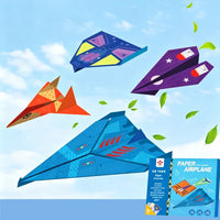 Kit Origami Avions en Papier — 36 feuilles pré-imprimées, dès 6 ans
