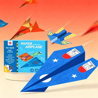 Kit Origami Avions en Papier — 36 feuilles pré-imprimées, dès 6 ans