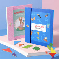 Tangram Magnétique en Bois — logique & créativité, format nomade