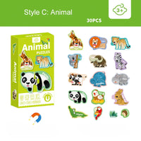 Puzzle Magnétique Lettres & Chiffres — apprendre en manipulant