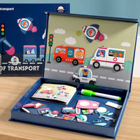 Coffret 5 Livres-Puzzles Magnétiques