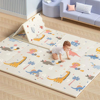 Tapis de Jeu Pliable Réversible 180×100 cm — sol doux & motifs éducatifs, dès la naissance