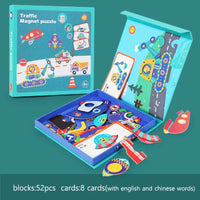 Livre-Puzzle Magnétique Créatif