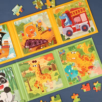 Livre-Puzzle Magnétique « Animaux » — jeu silencieux dès 3 ans