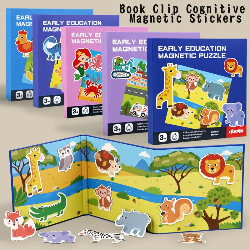 Livre-Puzzle Magnétique Silencieux